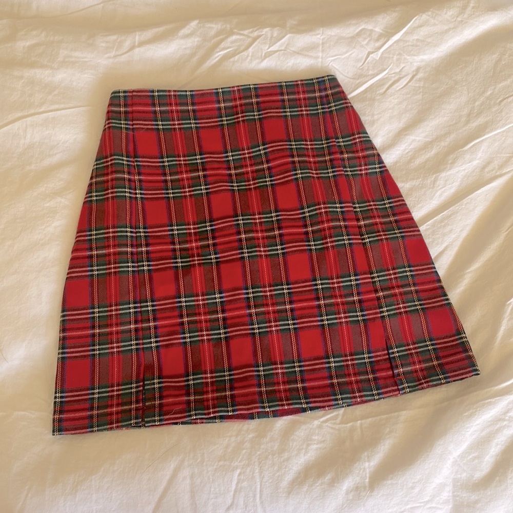 Plaid skirt
